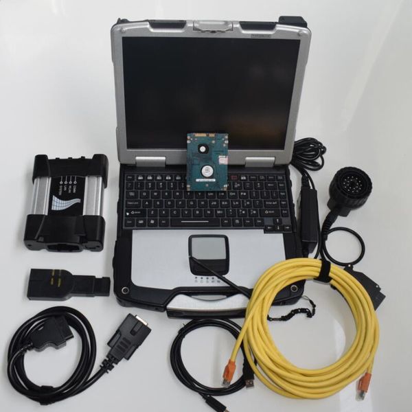 2021.12V AUTO TOOL HDD 1TB für BMW ICOM Next A B C mit Vollversion der ICOM-Software im CF-30-Laptop, gebrauchtes 4G-Toughbook