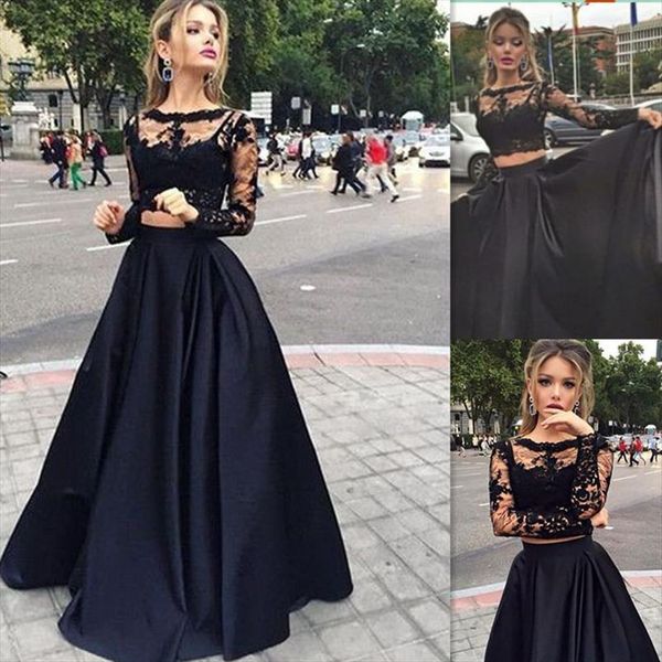 

2019 women chiffon solid pretty vestidos famale elegant lace hollow out dress long sleeve long party dress, Gray