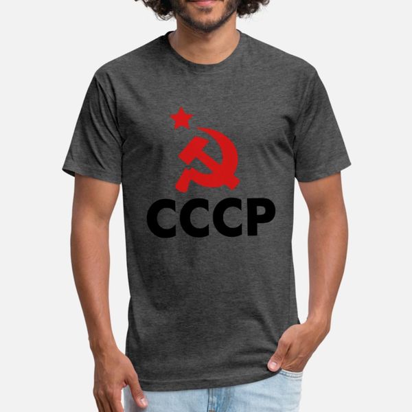 

soviet union cccp t shirt men design short sleeve s-xxxl letter graphic comical spring unique shirt
