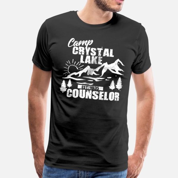 

camp crystal lake t shirt men fit tee shirt crew neck pattern fit funny casual summer style family shirt