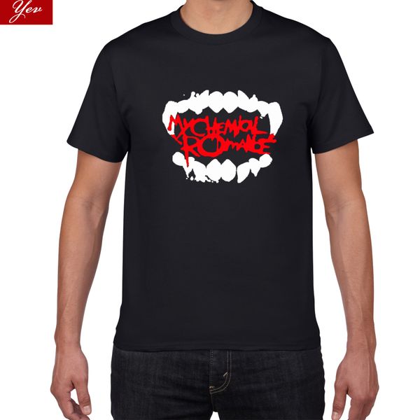 

my chemical romance alternative/indie rock t-shirt men punk-o-matic cool women/men basic t shirt 100% cotton men hipster tee