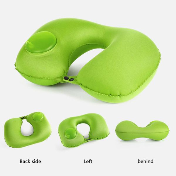 

office practical car sleeping soft travel pillow airplane gift u shaped automatic neck inflatable home nap headrest