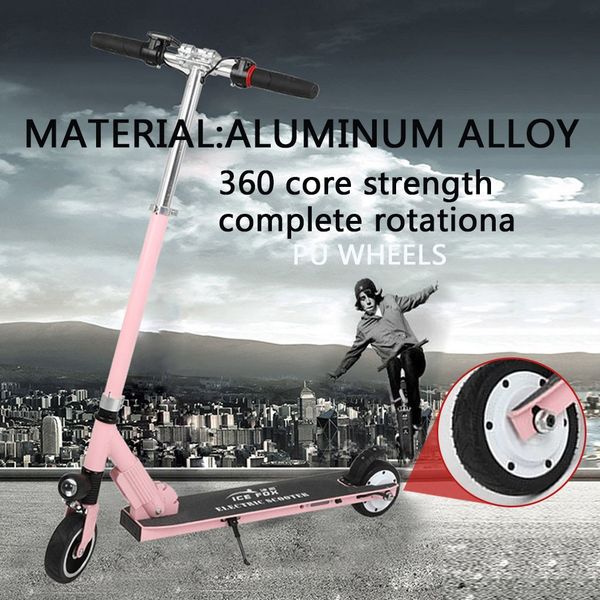 

max speed one-step foldable electric scooter skateboard motor for commute and travel applicable people unisex