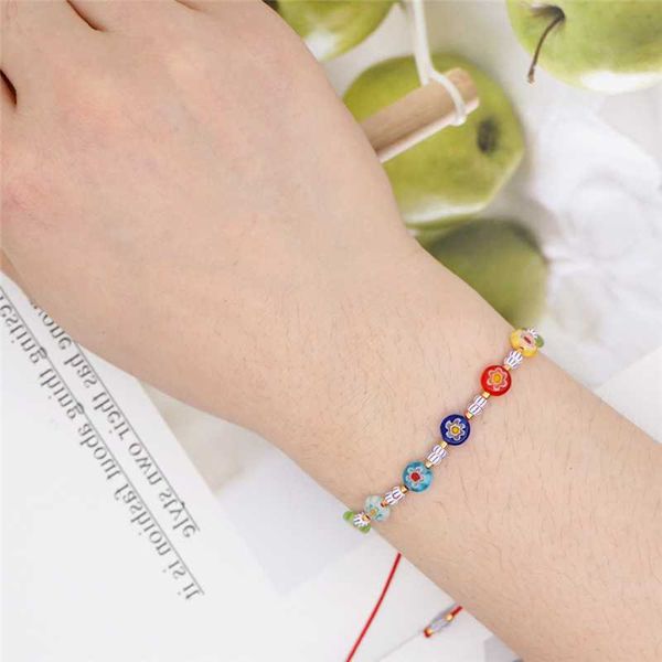 

multi-color imitation pearls beads bracelet for women men adjustable handmade rope friendship bracelets boho jewelry gift, Golden;silver