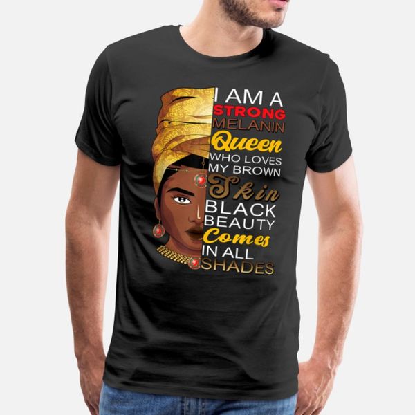 

i am black history month black girl t shirt men designer short sleeve euro size s-3xl original famous casual summer style standard shirt