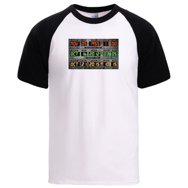 

back to the future tshirts mens past present and future tshirt tees 2020 man raglan sleeve casual cotton short sleeve