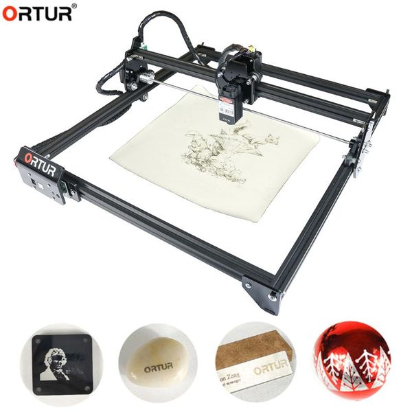 

printers ortur laser master 2 engraving cutting machine with 32-bit motherboard 7/15/20wlaser printer mini cnc router+laser goggles