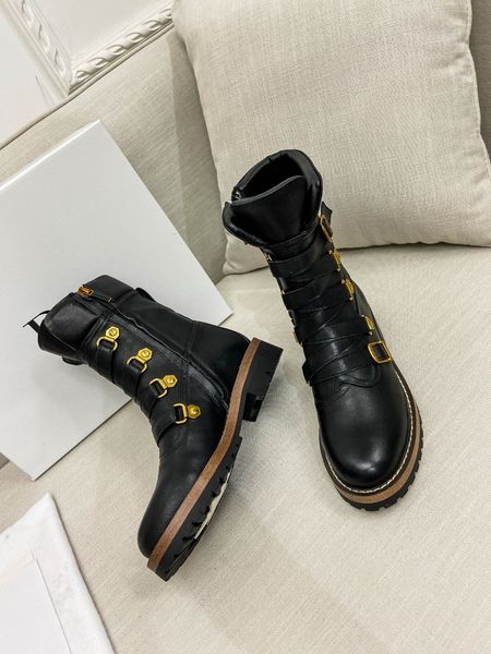 

the new high-end calfskin boots with fashionable temperament caramel black heels and high 7cm