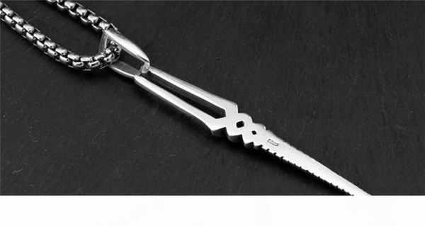 

s925 silver neon genesis evangelion eva spear of longinus pendant necklace gift halloween cosplay necklace pendant christmas gift, Bronze;silver