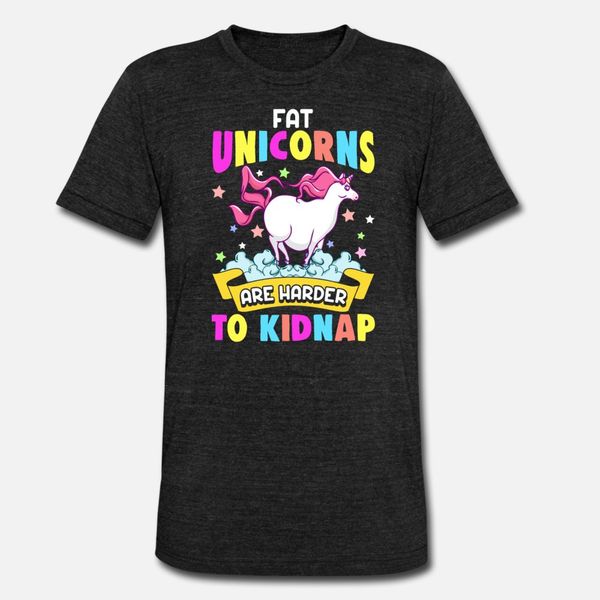 

fat unicorn are harder to kidnap t shirt men interesting tee shirt s-xxxl kawaii interesting funny spring autumn kawaii shirt