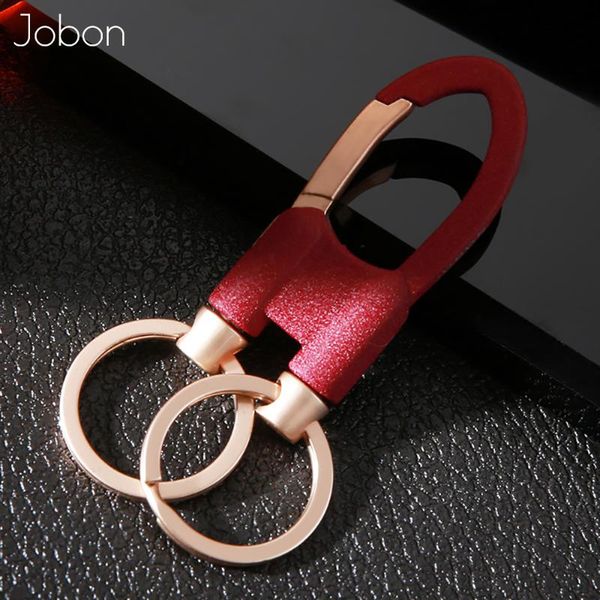 

марка jobon 2020 high-grade классический женщины мужчины key chain автомобилей брелки пряжки красный брелок держатель сумка подвеска лучший, Silver