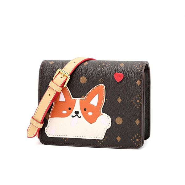 

fashion handbags new hand carry chain small square bag retro personality printing shoulder messenger bag pd7233