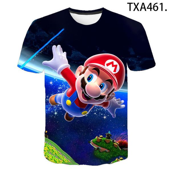 

new mario3d printed street cool trend quick-drying quality 3d print shirts oversized hentai anime men clothing
