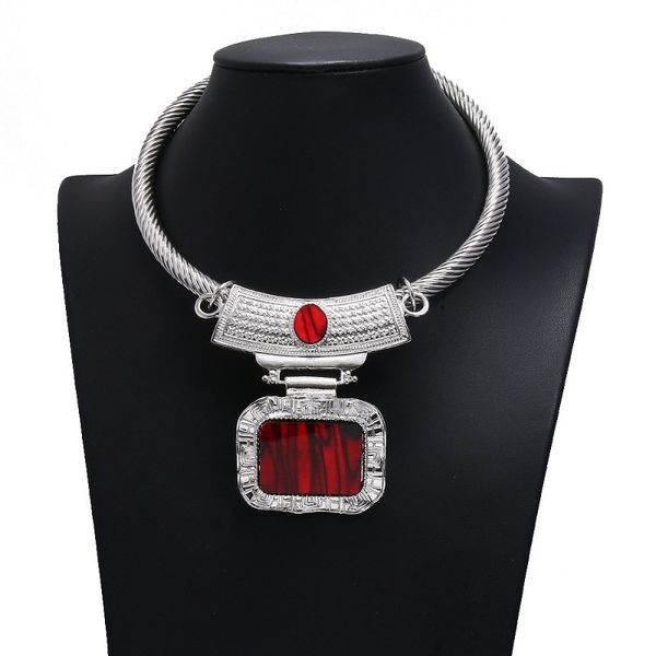 

exknl 2020 мода чешского choker воротник ожерелье vintage себе maxi длинное ожерелье женщин collier femme ювелирные изделия, Golden;silver