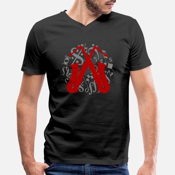 

red saxophones t shirt men customize short sleeve s-3xl trend gift humor spring autumn novelty shirt