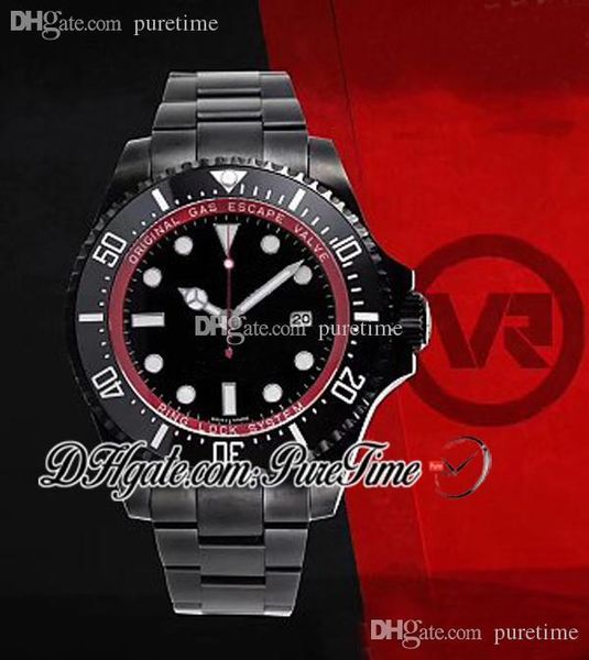 

vrf sea-dweller bamford pvd steel ceramics bezel black dial a2836 eta 2836 automatic mens watch sports watches 116660 edition puretime, Slivery;brown