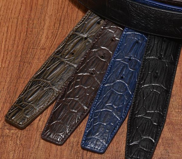 

wholesale new mens crocodile belt belt korean fashion jeans with mens clothing11, Black;brown