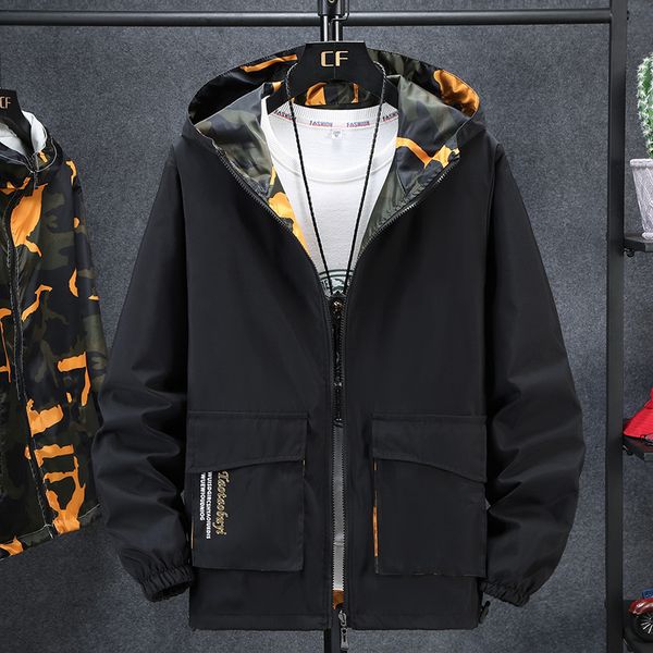 

men's jackets 2021 autumn jacket long sleeve bomber coat clothing motorcycle pilot striped windbreaker male fashion black sportswear 3x, Black;brown