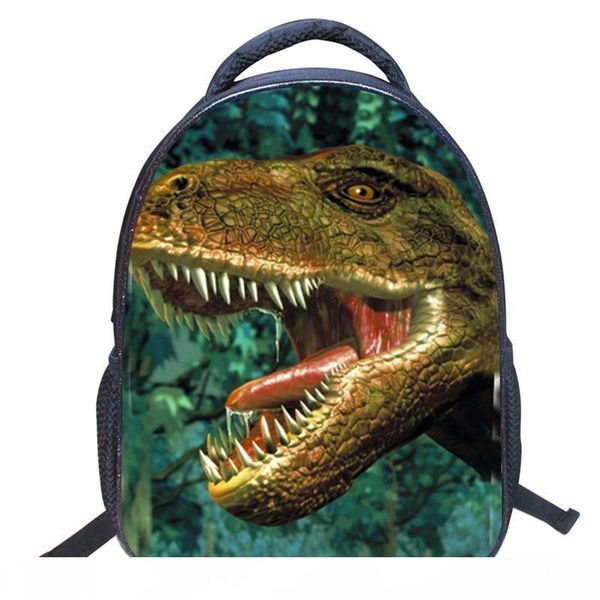 

2018 new spring pupils 3d dinosaur print backpack european and american style students bags kindergarten children fashion backpack for boys