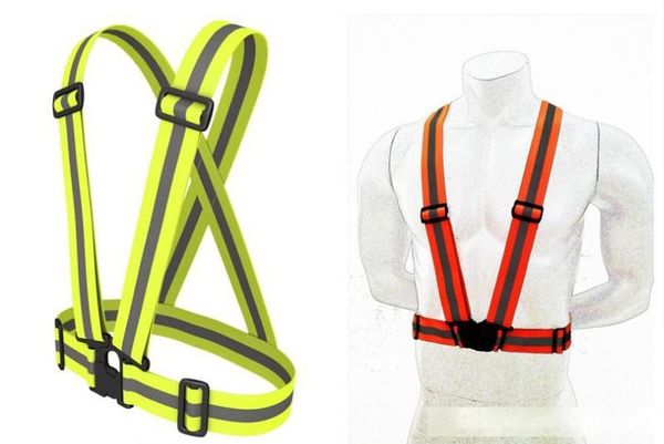 

wholesale safety clothing reflective 3m fabric material strip tap band vest jacket sports outdoor gear rs-01thickened llfa