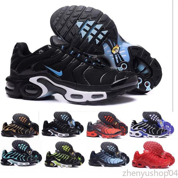 

2020 new arrival cassical red kpu black white chaussures plus tn ultra requin breathable air casual running shoes size 7-11 z4