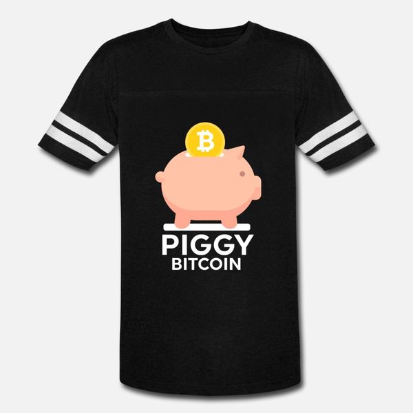 

piggy bitcoin i tee для crypto вентиляторы тенниска мужчин дизайн с коротким рукавом плюс размер 3xl охладиться graphic смешной весна письма
