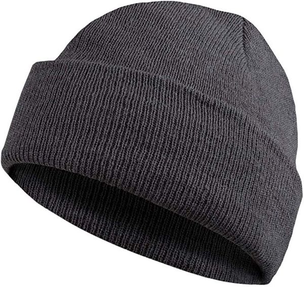 

fall winter men women merino wool beanie hat sports merino wool cap thermal outdoors ribbed knit warden tad cap, Blue;gray