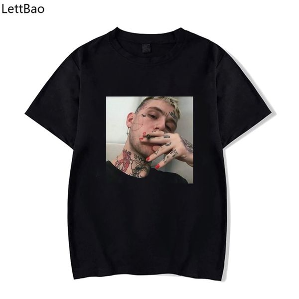 

fashion cool lil peep t-shirts men women t-shirt hip hop t shirt men short sleeve harajuku tshirt streetwear trend leisure