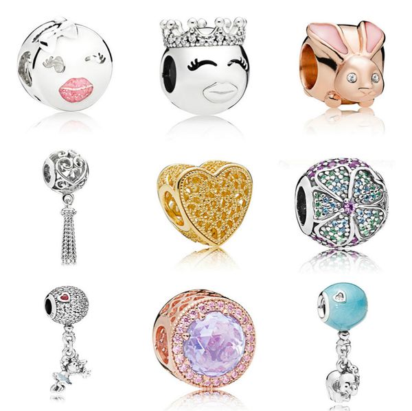 

100% 925 sterling silver bead 797028en161 797143cz 787061en160 797037 767155 797067nrpmx 797171cz 781725lcz 797239en169 gifts, Black