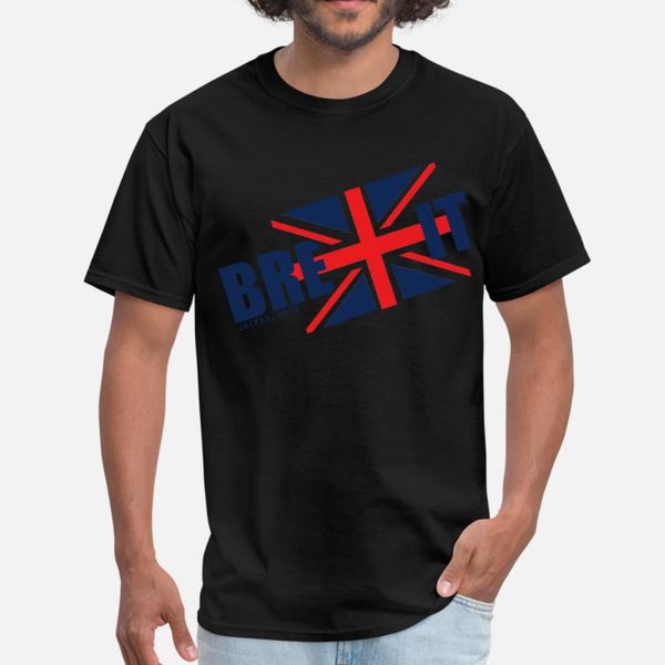 

brexit t shirt men create tee shirt o-neck novelty fit building summer style letter shirt