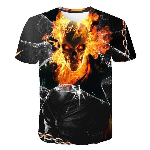 

men knight skull breathable cool 3d print shirts humor graphic anime men clothing