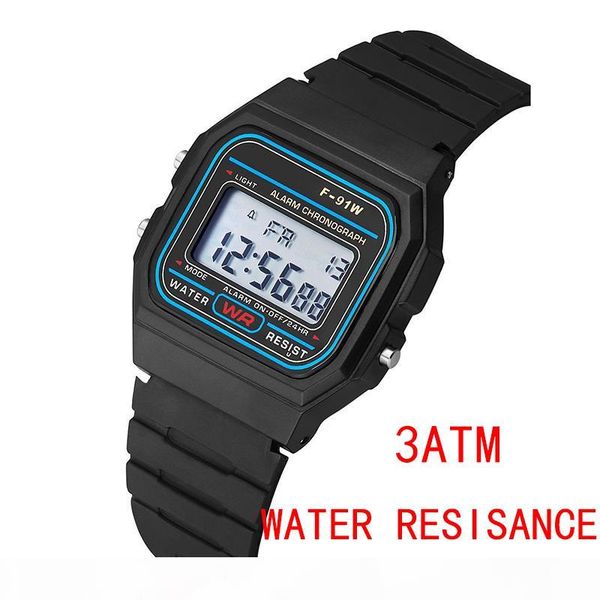 

alarm retail a168 светодиодные часы спортивные цифровые часы высокого качества радуга часы с ультратонкой электронные часы, Slivery;brown