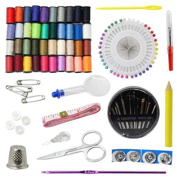

128pcs thread embroidery craft multifunctional handwork travel gift sewing kit