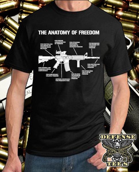 

дизайн одежды доставка второй поправки t-shirt gun защититься tee ar-15 ak tee анатомия свободы t o-neck hipster футболка