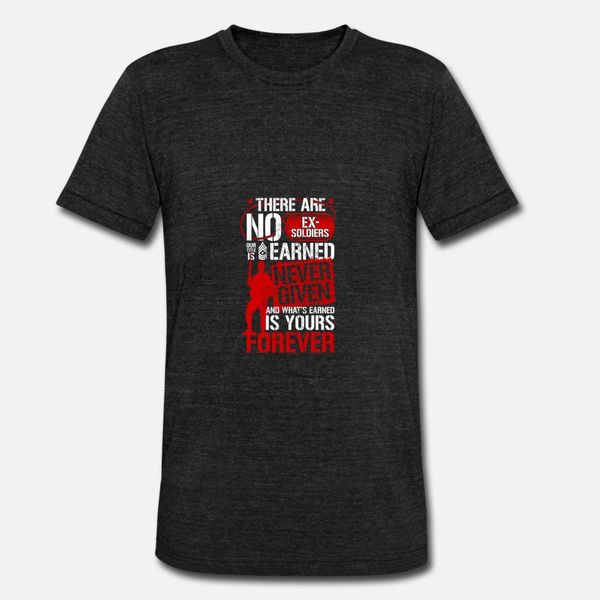 

there are no ex soldier t shirt men designs short sleeve s-xxxl standard interesting breathable spring autumn trend shirt