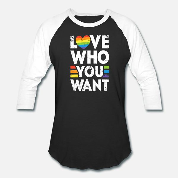 

love who you want gay pride lgbt men women rainbow t shirt men printing tee shirt o-neck leisure fitness authentic spring kawaii shirt