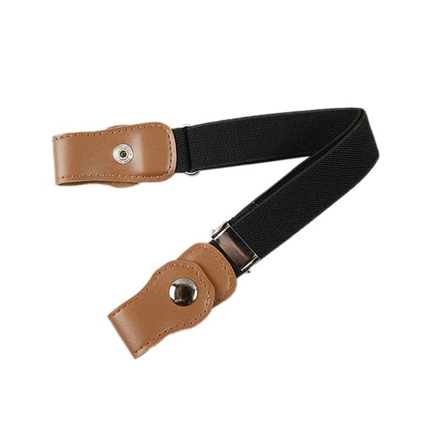 

children buckle-waist beltadjustable elastic belts waistband apparel accessories for jeans pants uniform waist supportz, Black;gray