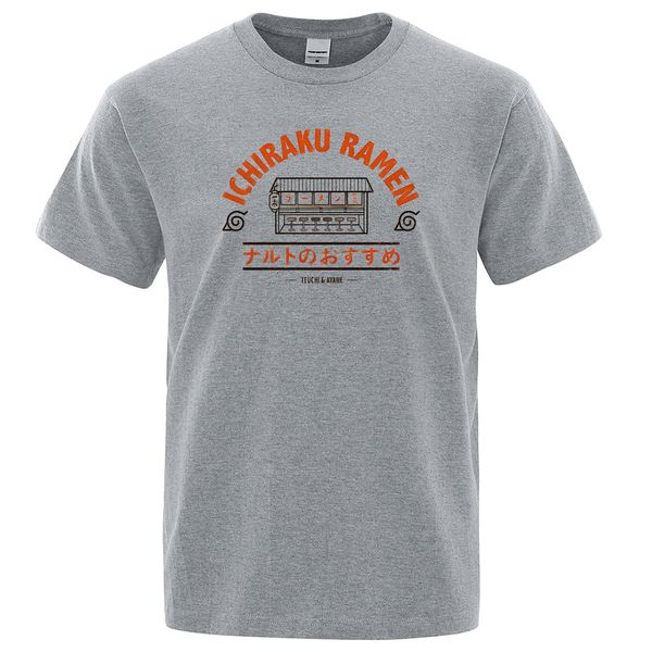 

ichiraku ramen mens t shirt naruto t-shirt men tshirt ninja funny tees ajax clothing japan anime harajuku streetwear