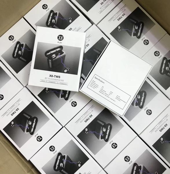 

cgjxstws x8 wireless bluetooth 5 .0 in ear headsets wireless sports earphones with mic talk hd stereo earbud bluetooth earphone for xiaomi p