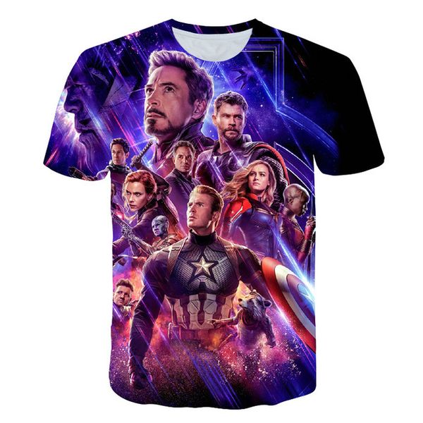 

punk marvel print 3d print shirts horror plus size kawaii men clothing