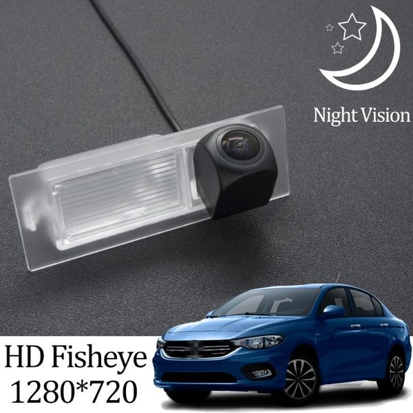 

owtosin hd 1280*720 fisheye rear view camera for dodge neon 2020 2020 car vehicle parking accessories