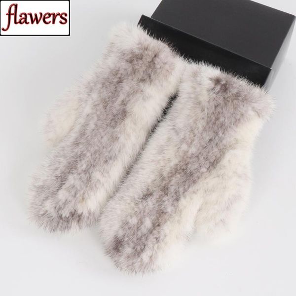 

fashion winter women real gloves girls knitted real gloves lady good elastic mittens, Blue;gray