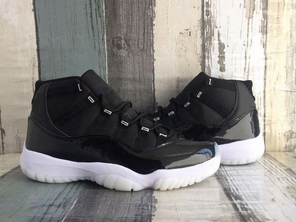 

2020 11 25th anniversary basketball shoes men women 11s black white sports shoes