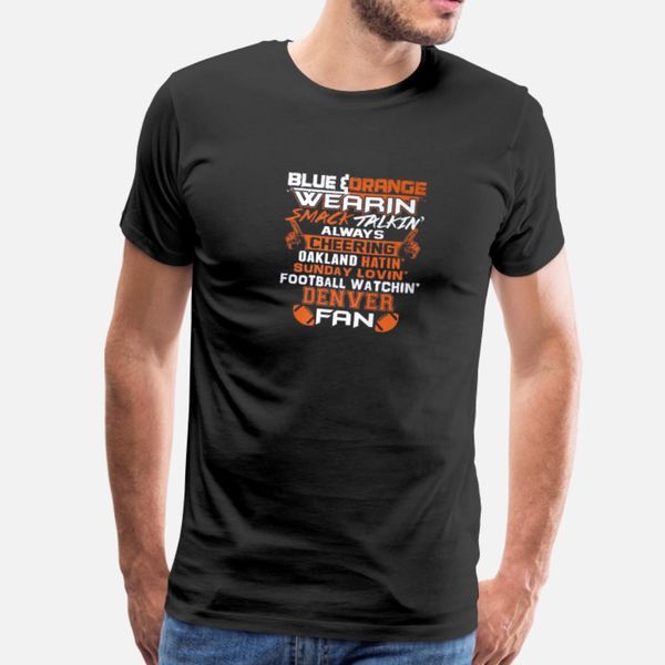 

футбол watchin денвер fan t shirt men вязаная с коротким рукавом размер s-3xl письмо подарок мода весна письмо shirt