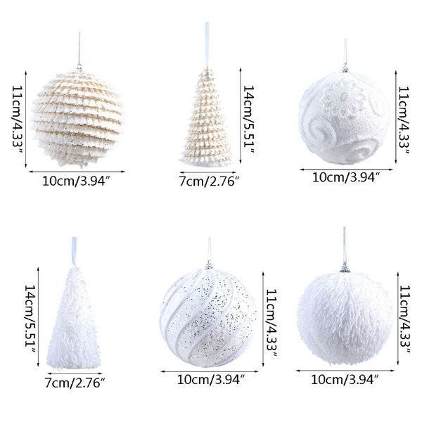 

christmas ball baubles pendant foam hanging xmas tree ornament home party decor