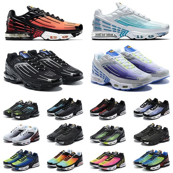 

fashion womens mens running shoes tiger black spider red tn plus 3 iii trainers sports tn 3 cushion tuned athletic shoes sneakers, White;red