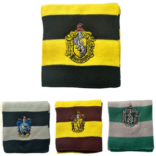 

long scarf party children gift harries school scarves bandelet muffler neckerchief with badges cosplay halloween decoration prop