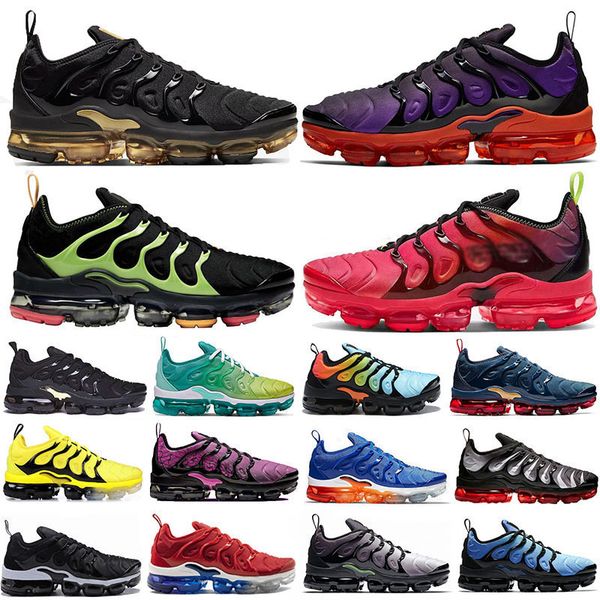 

fashion tn plus pastel black metallic gold electric green men running shoes voltage purple hyper violet volt lemon lime trainers sneaker, White;red