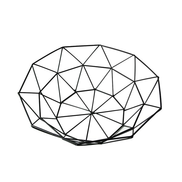 

storage basket decorative iron wire hollowed out fruit display nordic style home