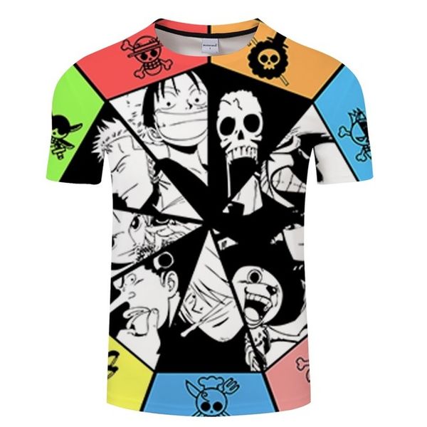 

hipster anime one piece monkey d luffy print men summer asian 3d print shirts hentai hentai kawaii men clothing